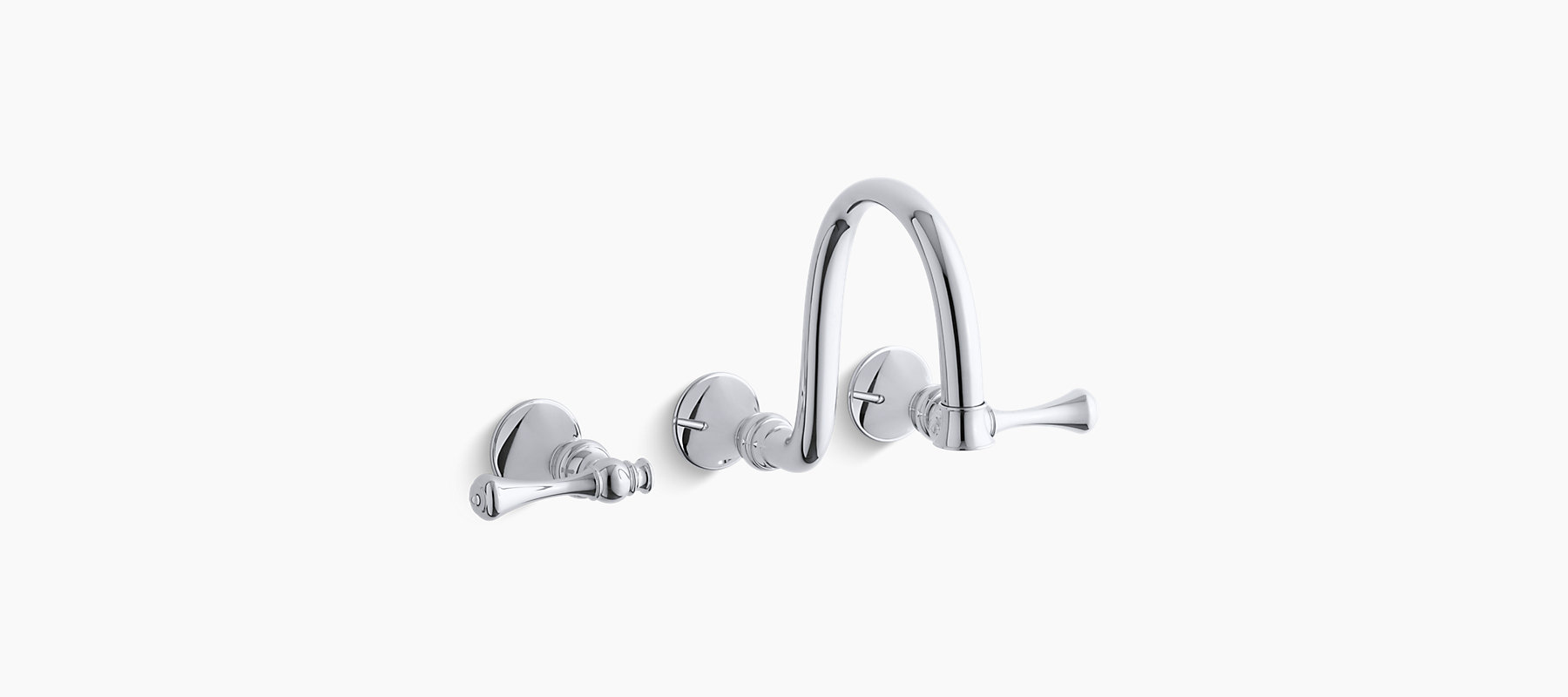 K T16106 4a Revival Wall Mount Bathroom Sink Faucet Trim